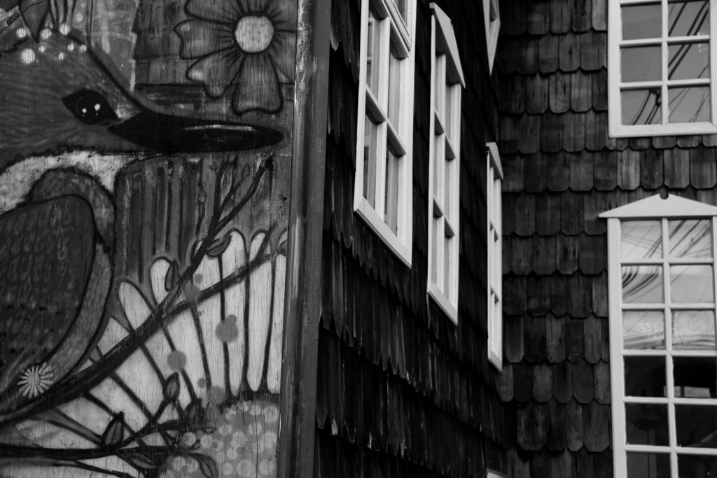 Palafito Hostel Chiloe Castro Bagian luar foto
