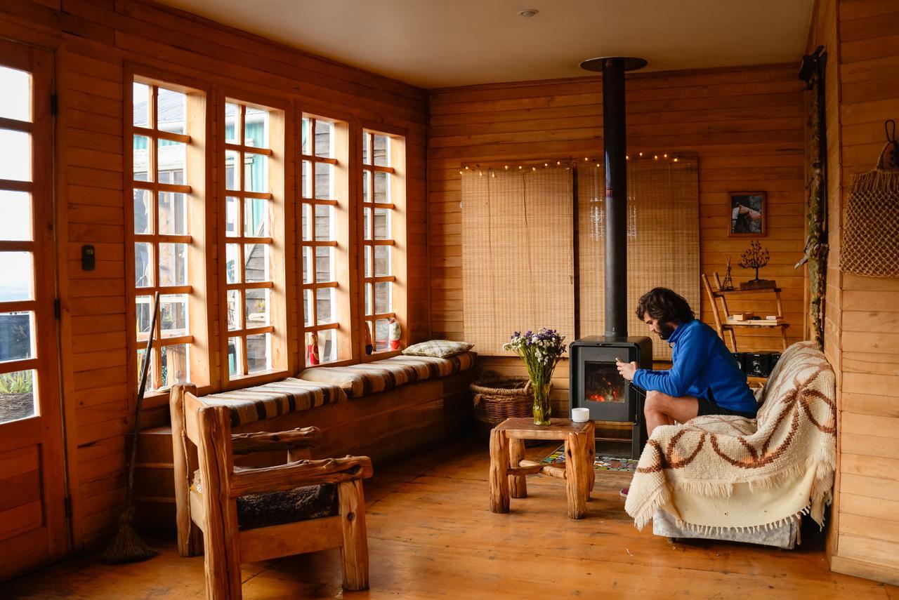 Palafito Hostel Chiloe Castro Bagian luar foto